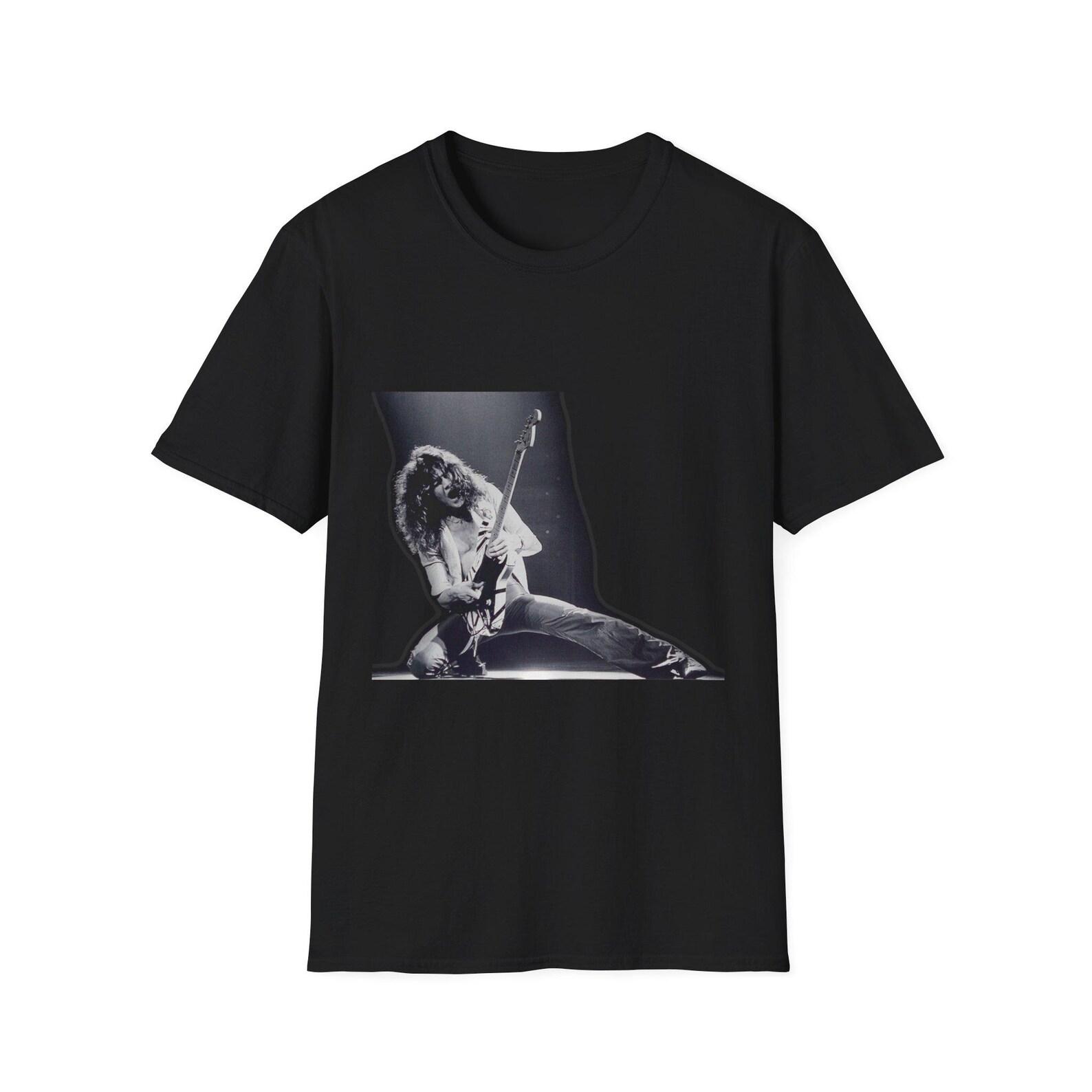 Eddie Van Halen Rock Band T-Shirt, Vintage Concert Apparel, Unisex Graphic Tee 3XL