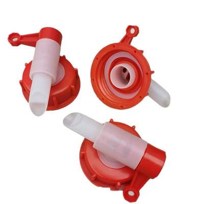 1Pcs 55mm Thread IBC Pouring Tap Spout Durable Plastic Drain Valve Adapter Fit 52-55mm Canisters for Agricultural Liquid Transport