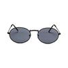Vintage Black Oval Sunglasses Woman Small Frame Design Sun Glasses For Woman Alloy Red Pink Mirror Outdoor Sun Glasses