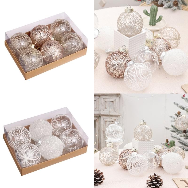 Shatterproof Christmas Tree Hanging Pendants Shimmering Baubles for Holiday Decoration Indoor and Outdoor Ornament