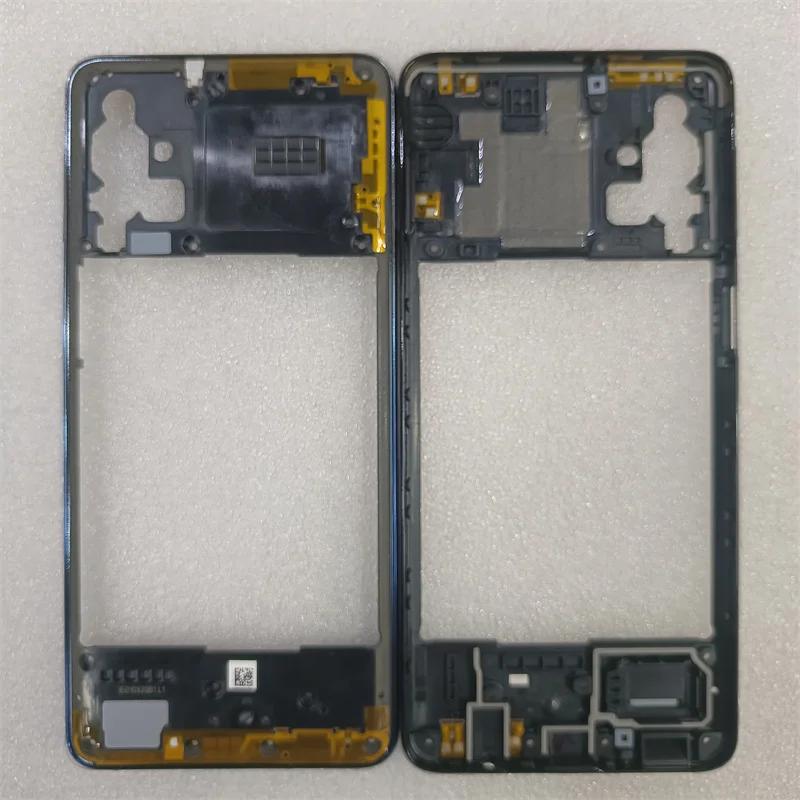 Für Samsung Galaxy M31S 5G M317F Handygehäuse Mittelrahmen+Akku Rückseite Hülle Panel Deckel Hinten +Kameraobjektiv Reparaturteile