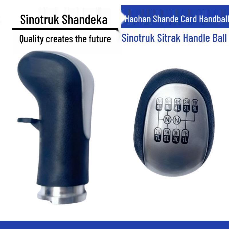 

HOWO Shacman T7H Gear Lever Knob for High/Low Gear, T5G Gear Stick, Hohan 16-Speed 12-Thread Coarse Shift. Standard