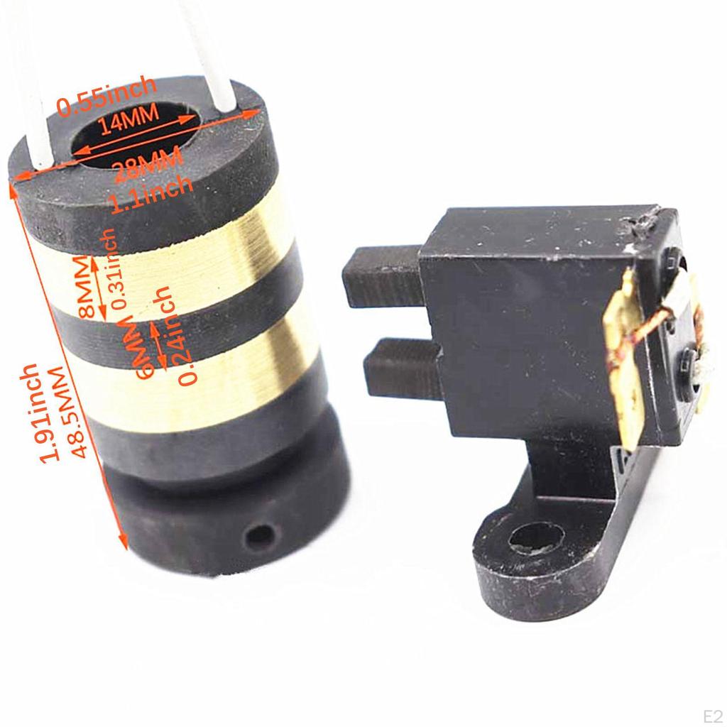 2 Ways Conductive Rings Carbon Brush Portable Easy Assembly Convenient Outdoor Multipurpose for