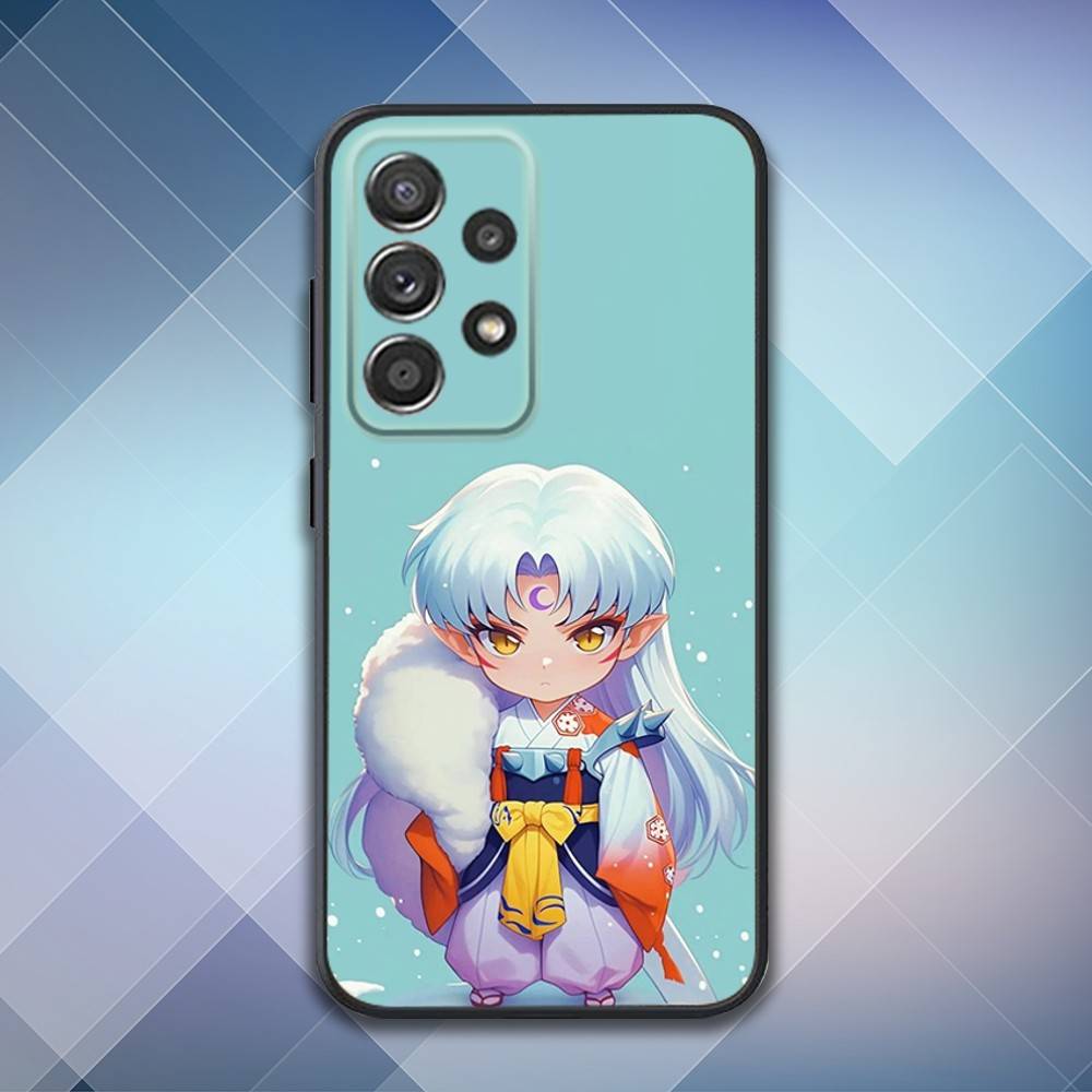 Anime I-Inuyashas Phone Case For Samsung S25,S24,S21,S22,S23,S30,Ultra,S20,Plus,Fe,Lite,Note,10,9,5G Black Cover