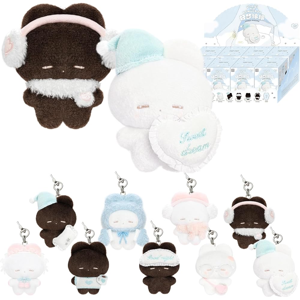 

Top Toy Remme Endless Sweet Dream Plush Pendant Assorted Box 8 Pieces Gacha Blind Box Figure