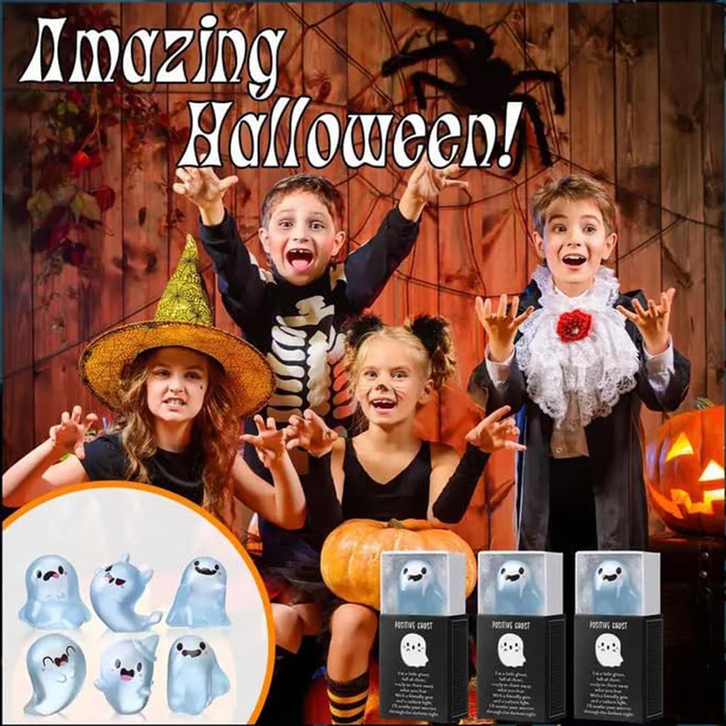 Glow In The Dark Mini Ghost Figures Halloween Mini Ghosts Figures Luminous Ghost Figurines Cute Halloween Party Favors