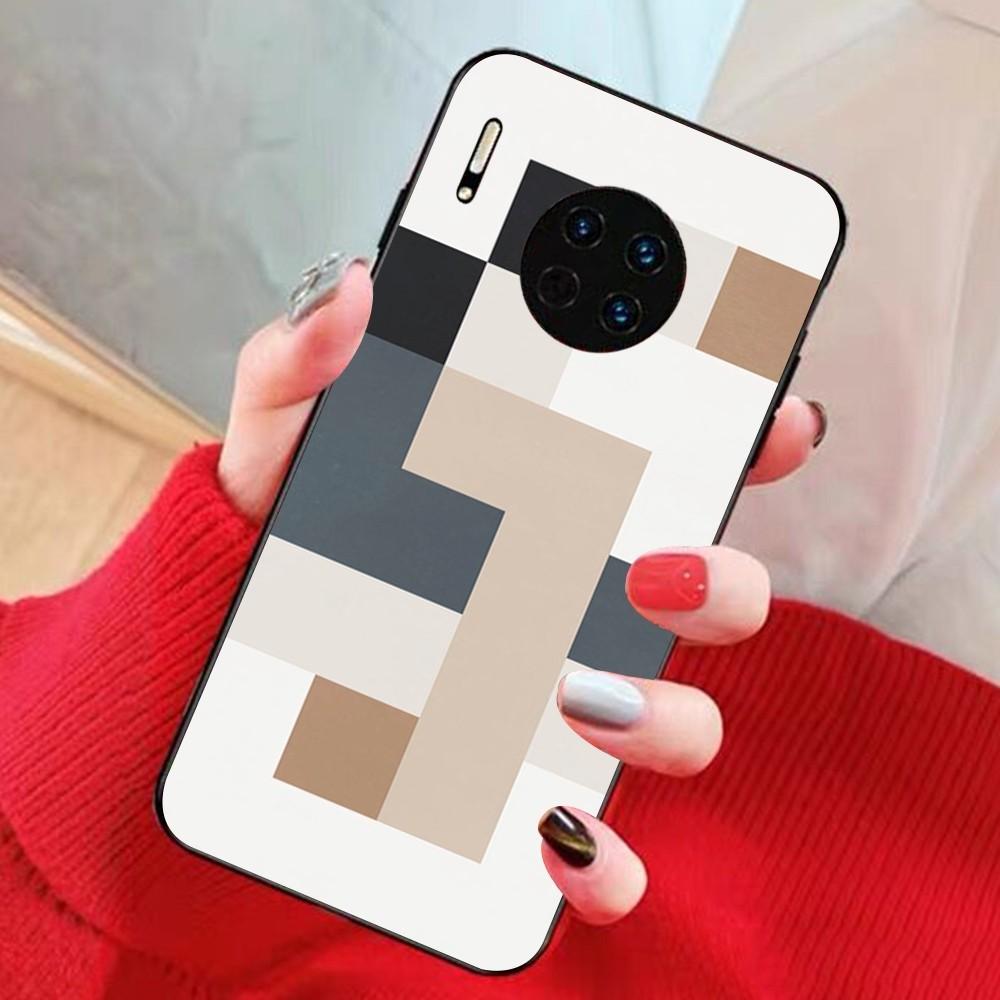 Geometrische Bauhaus-Kunst Handyhülle Für Huawei Mate 10 20 30 40 50 lite pro Nova 3 3i 5 6 SE 7 pro 7SE