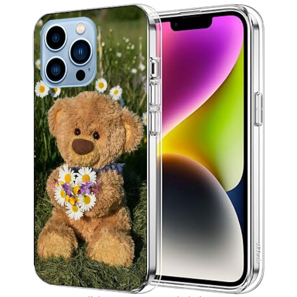 Funny And Cute Bear Cases Phone Case For Iphone 17E 16E 17 Air 16 Pro Max 15 Pro 14 Plus 11 13 12 Mini Cover Cases Compatible Wi