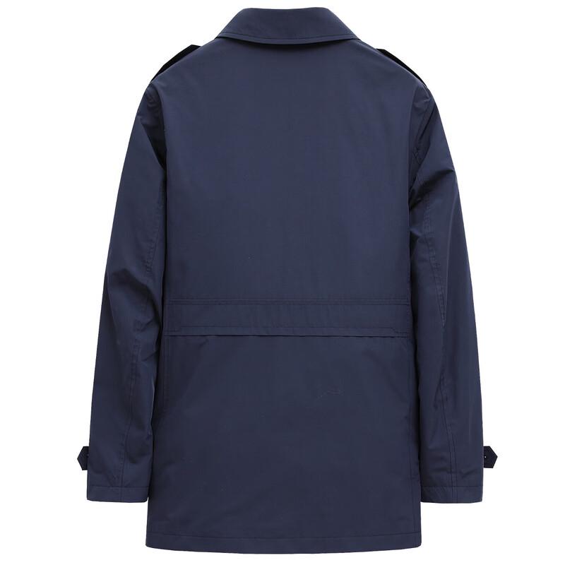 Men's Business Casual Single-Breasted Trench Coat