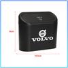 Car Trash Bin Hanging Storage Box ABS Square Pressing Trash Bin For Volvo 240 C70 S40 S50 S60 S70 S80 S90 V40 V50 V60 V90 XC40 XC60 XC90 Vnl Truck