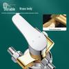 LINGJULI Brass Exposed Shower Mixer Faucet