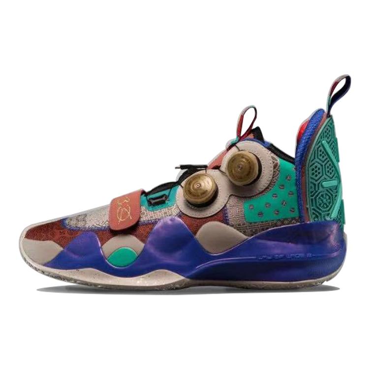 

Новые мужские баскетбольные кроссовки LiNing WOW 8 Way Of Wade 8 Spring Festival со средней высотой голенища для высоких результатов, черно-белые ABEP001-5 40