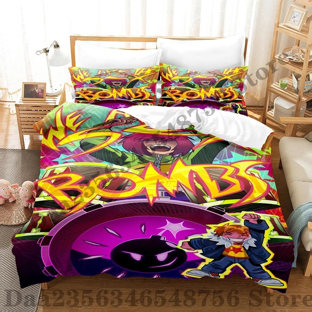 Scott Pilgrim Takes Off Bedding Set Single Twin Full Queen King Size Bed Set Adult Kid Bedroom Duvetcover Sets Bed Sheet