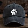 Dog Paw Forest Print Baseball Hat Unisex Outdoor Fashion Versatile Peaked Cap Trend