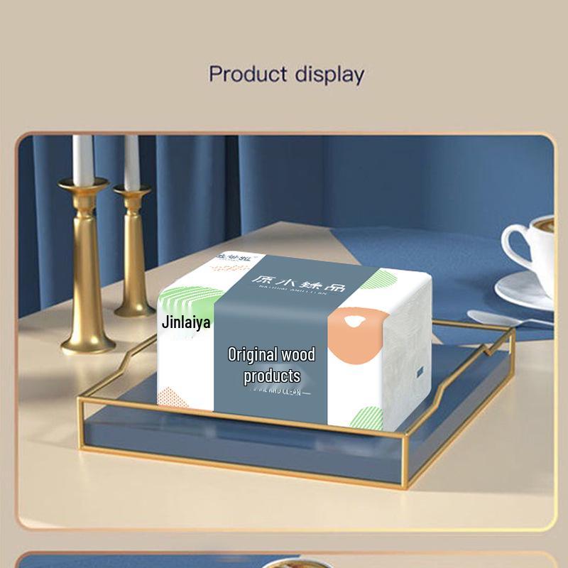 Pull-Out Tissue Box: 420-Sheet, 30 Large Packs - Wet-Strength Toilet & Facial Tissue