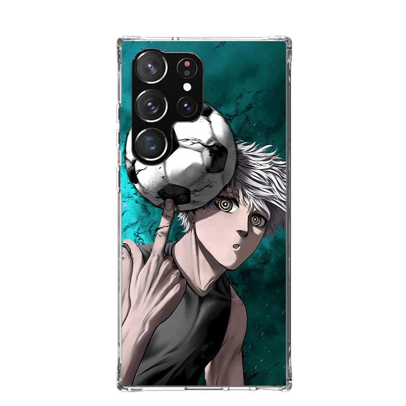 

Blue Lock Nagi Seishiro Phone Case For Samsung Galaxy S26 Ultra S23 S24 S25 Edge S20 FE S21 S22 Plus Soft Print Shell Cover Fund Samsung S21 FE