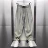 Summer New Breathable Drape Casual Pants Men's Trend Loose and Versatile Pleated Harlan Radish Pants Thin