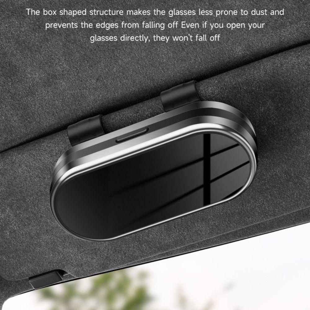 Anti-Scratch Car Visor Glasses Case Premium Car Sunglasses Holder  Vehicle