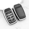 Silver Edge Tpu For Toyota Hilux Innova Camry Prado Crown Tlk 200 Yaris Land Cruiser 200 300 Fortuner Cross Car Key Case Cover