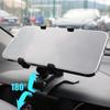 360-Grad-Drehbarer Handyhalter Auto-Rückspiegel-Stabilisierungsvorrichtung GPS-Navigationshalterung Autozubehör