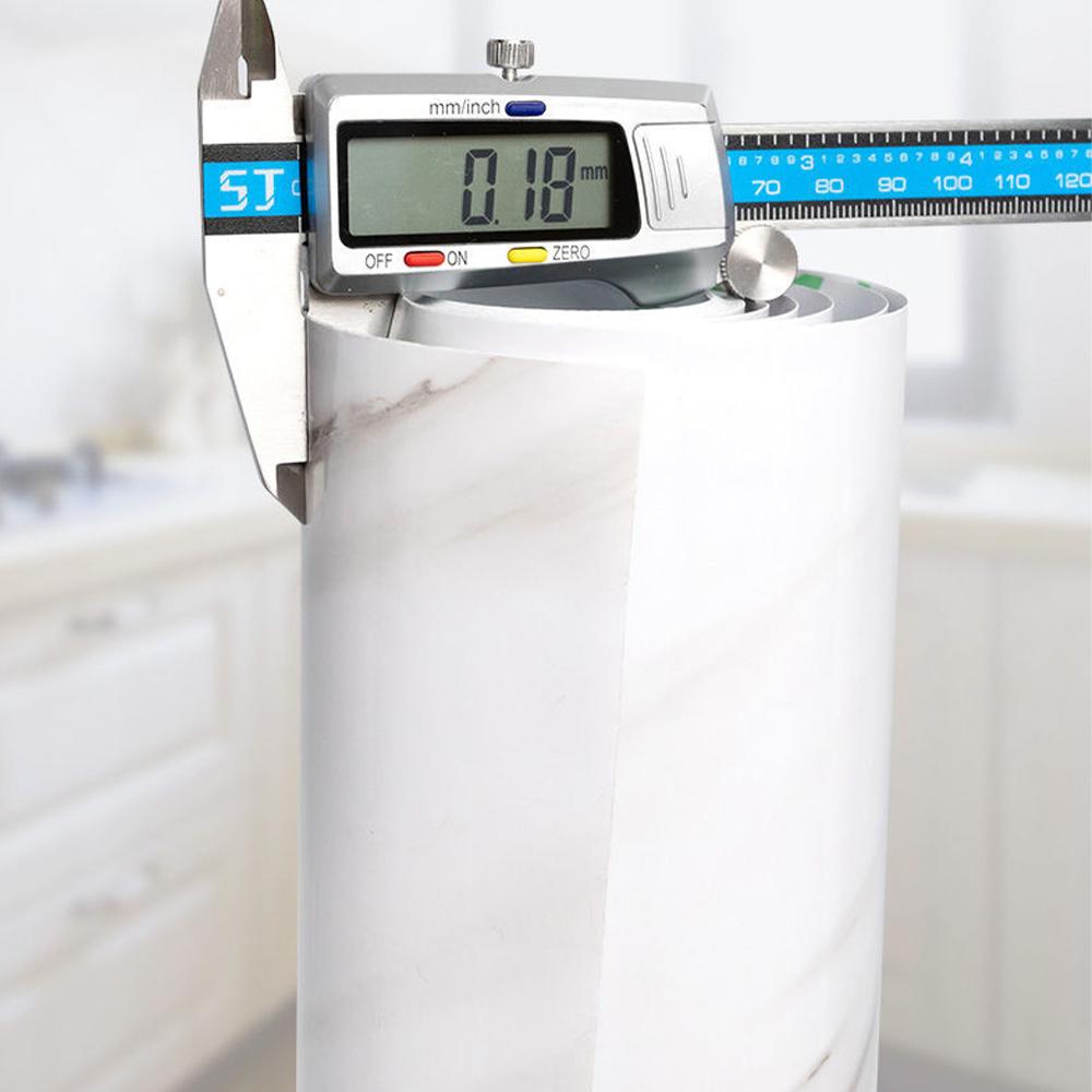 40/55cm Kitchen Self-adhesive Wall Adhesive Wallpaper Marble Pattern Pvc HomeDecorations Oil-proof Water-proof Luxury Home Decor