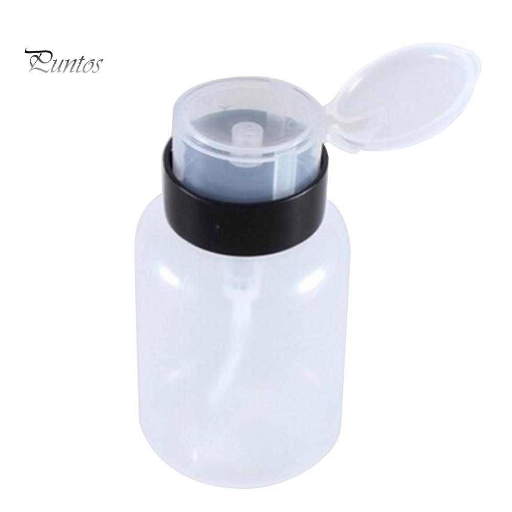 Puntos Nail Art Maniküre Werkzeug Pumpe Spender Flasche Aceton polnischen Make-up Entferner