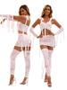 Costume Mummia da Donna per Halloween, Abito per Feste Role Playing, Vestito per Spettacoli Teatrali