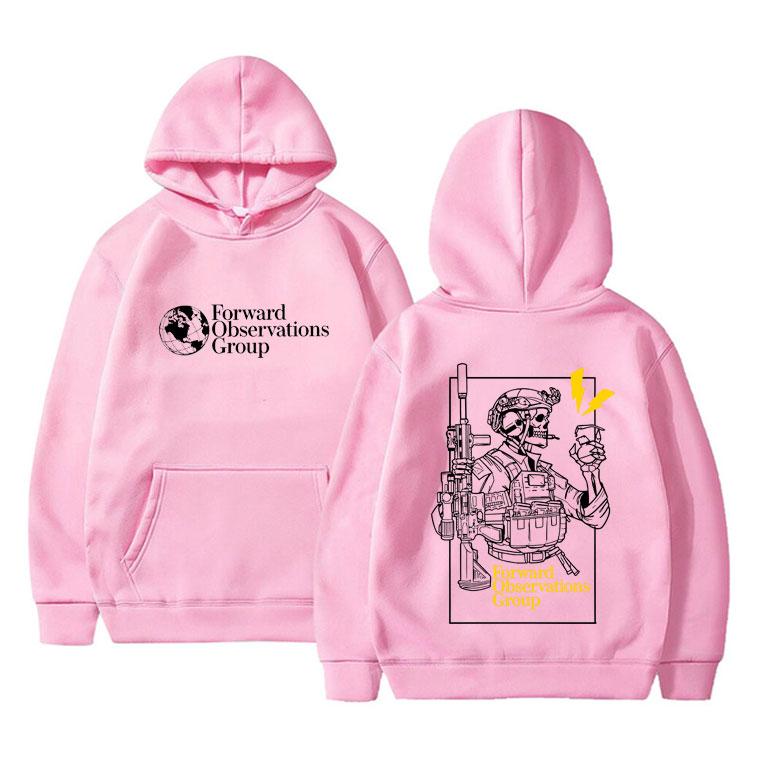 Men's Autumn/Winter Hooded Sweatshirt with Skull Soldier Print - Casual Pullover Hoodie - Streetwear, Military Tactical Style, Y2K Trend