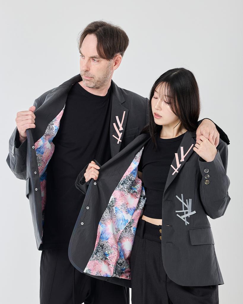 Whysocerealz Traces Of Time, Sculpted Blazer