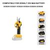 Brushless Electric Pruning Shears Garden Tool Pruner With LED Display Cordless Garden Scissors Fruit Tree Fit Dewalt 18V Battery