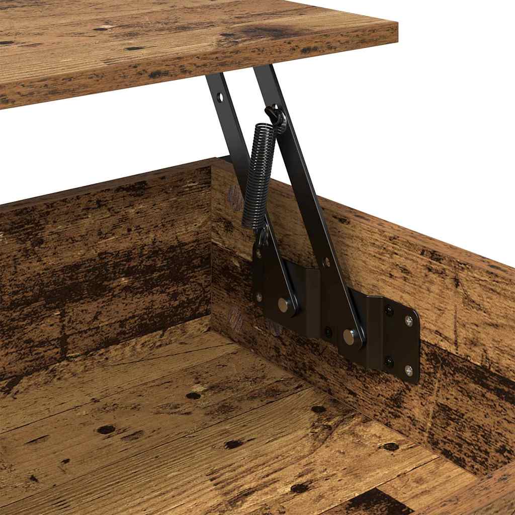 Coffee Table Reclaimed Wood Look 100 x 50 x 50 cm Engineered Wood