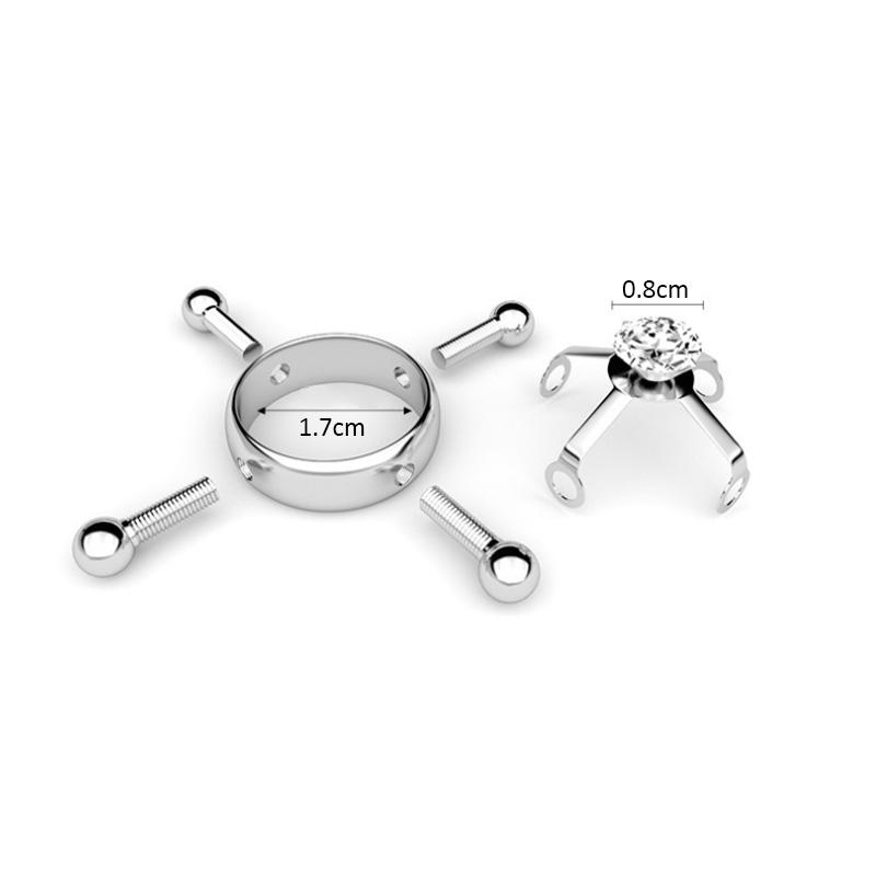 Stainless Steel Metal Nipple Clamps Milk Clips Breast Clip Sex Slaves Nipple Clamps Sex Toys Intimate Toys for Couples