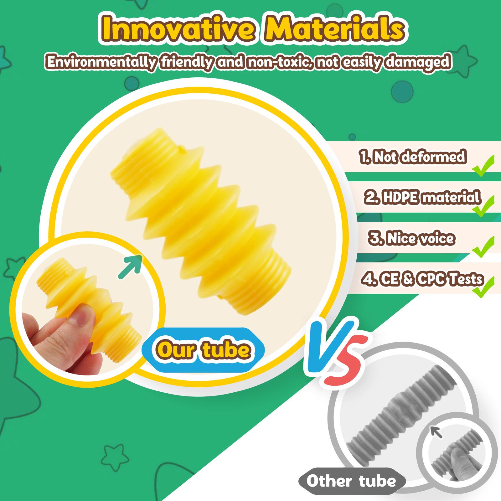 Ooulnee Finger Puppet Fidget Sensory Toys Ollie Cute Kawai Elephant Pop Tube — фото 7