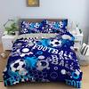 Colored Football Soccer Bedding Set Boys Girls Twin Queen Size Duvet Cover Pillowcase Bed Kids Adult Fashion Home Textileextile