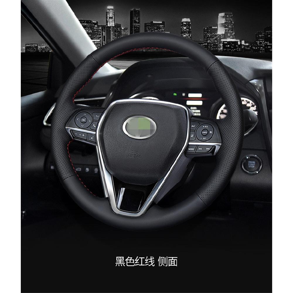 Hand Sewing Steering Wheel Cover For Toyota Camry 18-19 Avalon 18-2020 RAV4 2019