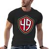 49ers (Go Niners!) T-Shirt Graphics Oversizeds Basketball Graphic Tees Black T Shirts for Men
