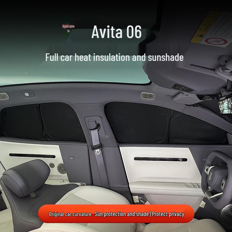 Avatr 06 Sunshade/Heat-Insulating Curtain for Windshield and Windows - Full Blackout Protection