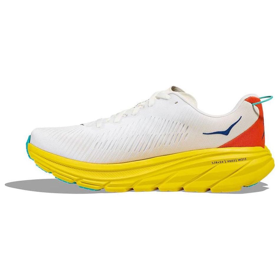 HOKA Rincon 3 White Eggnog Yellow Men Sneakers 1119395-WEGG