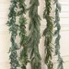 Artificial Rattan PE Leaf Vines: Wall & Door Hanging for Christmas and Festive Decor