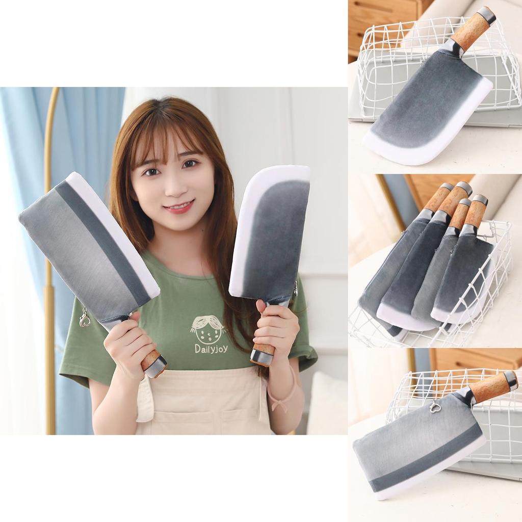 Kreatives Scherzmesser Plüschtier Aufbewahrungsportemonnaie für Scherzgeschenke und lustige Dekoration