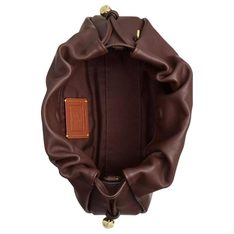 Coach Faye 26 Removable Shoulder Strap Leather Shoulder Bag Medium Women's Brown