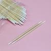100-piece Sharp Slim Wood Sticks for Crevice Cleaning, Extruded Double-sided