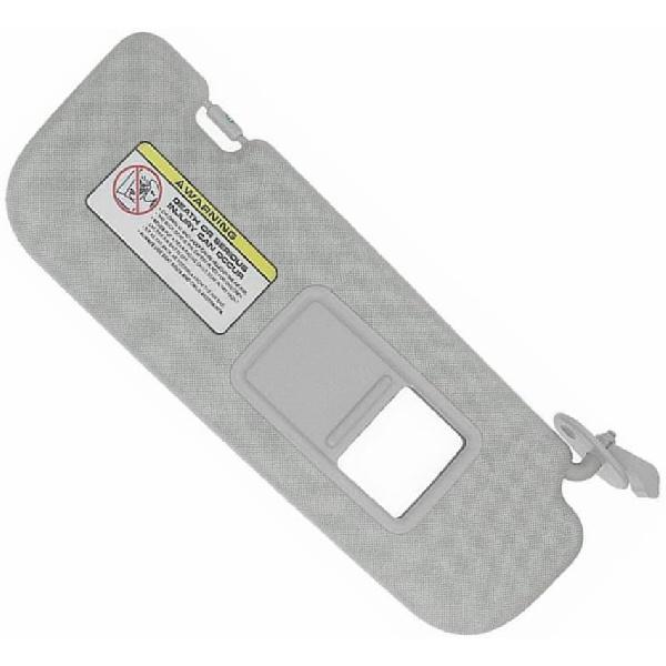 Right Passenger Side Sun Visor with Mirror Gray for Hyundai Veloster 2012-2015 Replacement for 85220-2V140-TX (Right)