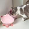 Cute Pet High Foot Bowl Ceramic Dog Food Feeding Basin Pet Drinking Feeder  Kitten Puppy