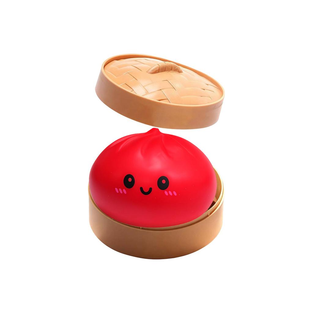 Realistic Giant Steamed Bun, A Toy With A Steamer, A Slow- Dough Ball Designed For Stress Relief.