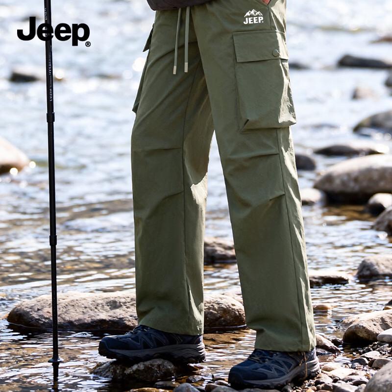 JEEP Men s Lightweight Breathable Casual Cargo Pants XL