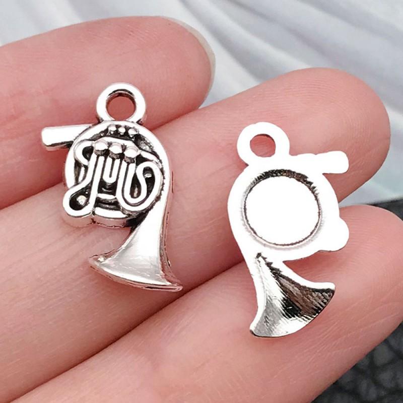 Vintage Music Instrument Charms Alloy Pendant DIY Bracelet Necklace Keychain Craft Jewelry Supplies