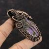 Tree Of Life Purpurite Pendant Copper Wire Wrapped Pendant Handmade Gemstone Pendant Copper Wire Wrap Jewelry Gift For Mom Purpurite Jewelry