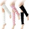 Thick Woolen Knit Leg Warmers for Autumn and Winter