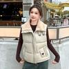 Autumn and winter new personalized fashion cotton clothes vest sleeveless lapel collar horse vest new coat